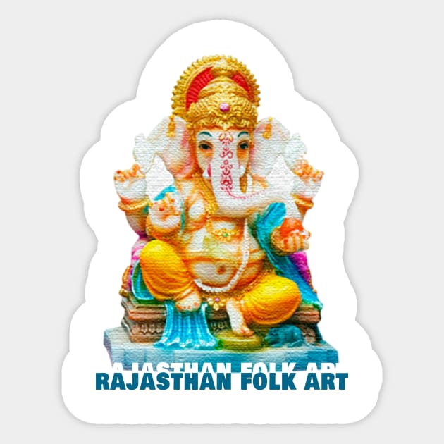 RAJASTHAN FLOK ART Sticker by raadalzoubi1